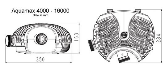 Aquamax ECO Pump dimensions