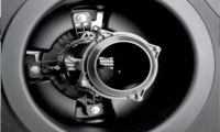 Bayonet technology simplifies adjustment of the nozzle display.