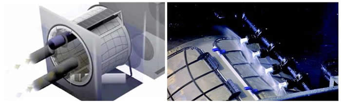 Profliclear Drum Filter with pressurised cleaning jets