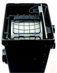 Top view of the Oase Proficlear Drum Filter