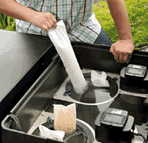 The Proficlear Individual Module can store specific pond water treatments