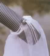 a sludge collection net is supplied with the pondomatic