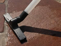 Wide area nozzle for in and out of the pool or pond