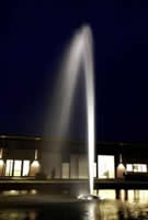 Geyser Jet Fountain Nozzle illuminated