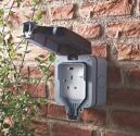 Single 13A Outdoor Electrical Socket IP66