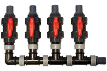 2" 4 Way Valved Manifold