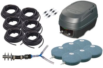 CP7200 ECO Pond Air Pump Kit (with Battery Backup)