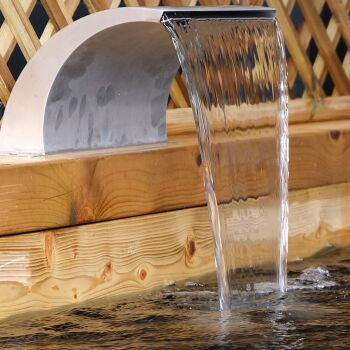 600mm Curved Cascade Water Blade Kit