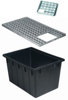 80cm x 63cm x 38cm Reservoir & Grid