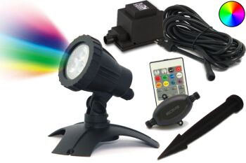 PondMax RGB LED Spotlight Set 1