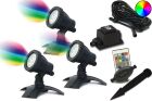 PondMax RGB LED Spotlight Set 3