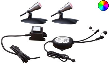 Set of 2 RGB LED Smart Lights – 3 Watt