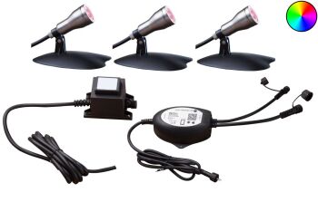 Set of 3 RGB LED Smart Lights – 3 Watt