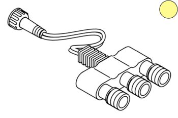 3-Way Cable Splitter - Excl. End Caps