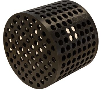 1" BSPF Black Tin Can Strainer