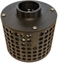 1" BSPF Black Tin Can Strainer