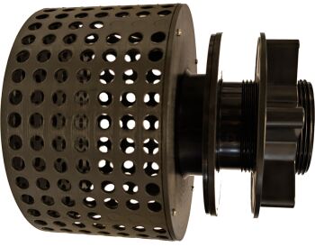 1 1/2" BSPF Black Tin Can Strainer