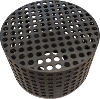 1 1/2" BSPF Black Tin Can Strainer