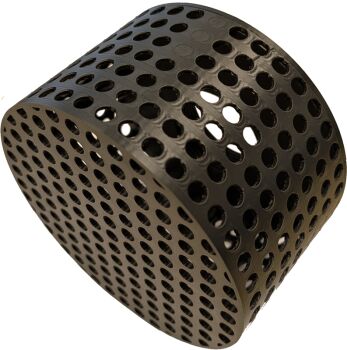 1 1/2" BSPF Black Tin Can Strainer